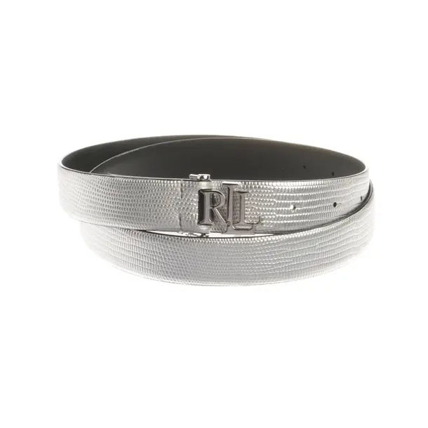 Gürtel, in Silber, Leder, Lauren Ralph Lauren