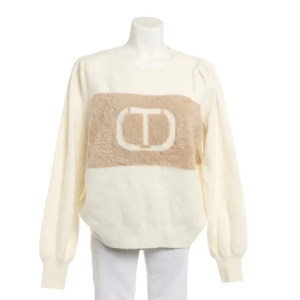 Maglione, in Bianco, Cotone, Set di gemelli