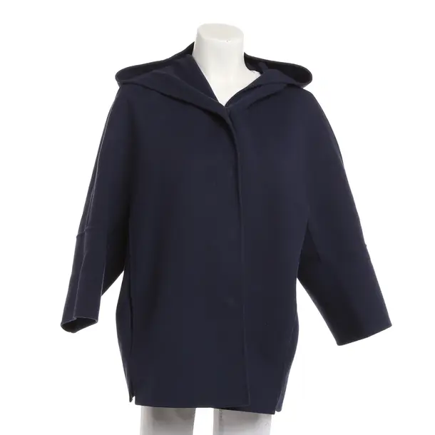 Mid-Season Jacket, in Blue, Wool, Max Mara