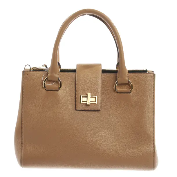 Handbag, in Light Brown, Leather, Escada