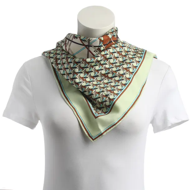 Shawl, in Multicolored, Silk, Tory Burch