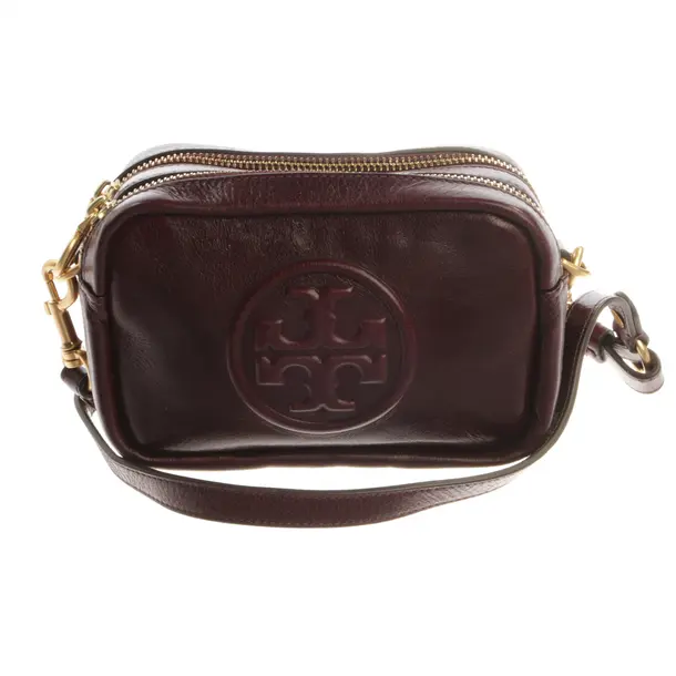Schultertasche, in Bordeaux, Leder, Tory Burch