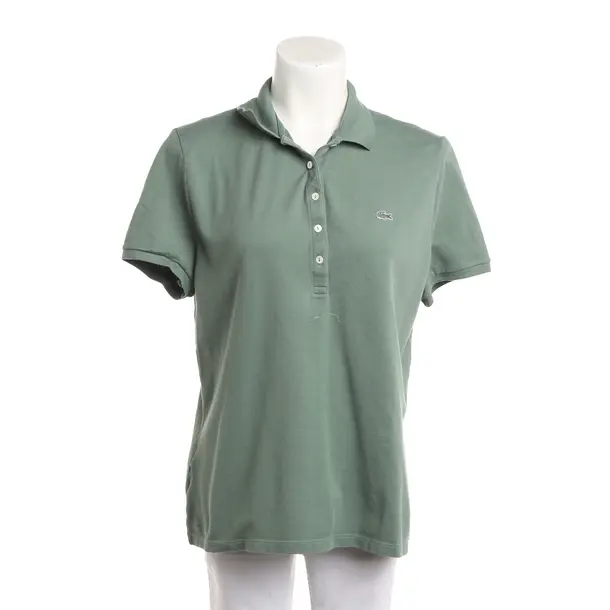 Poloshirt, in Grün, Baumwolle, Lacoste