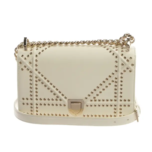 Schultertasche, in Beige, Leder, Dior