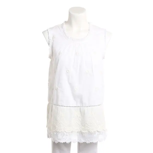 Top, in White, Cotton, Twin Set