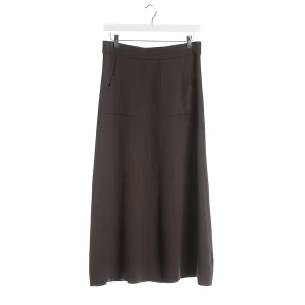 Skirt, in Brown, Wool, Hemisphere