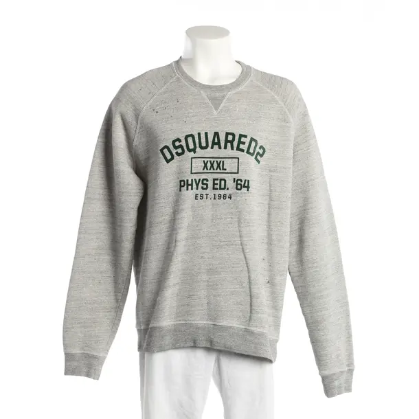 Sweatshirt, in Grau, Baumwolle, Dsquared