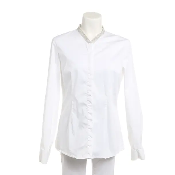 Camicetta, in Bianco, Cotone, Soluzione