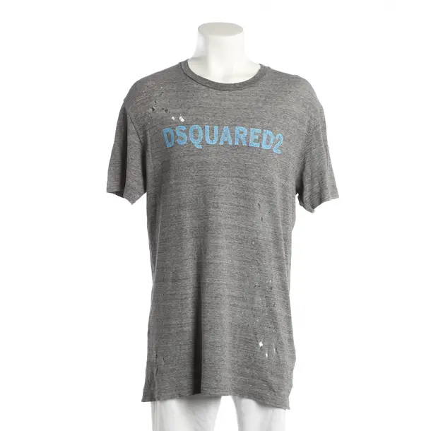 T-Shirt, in Grau, Baumwolle, Dsquared