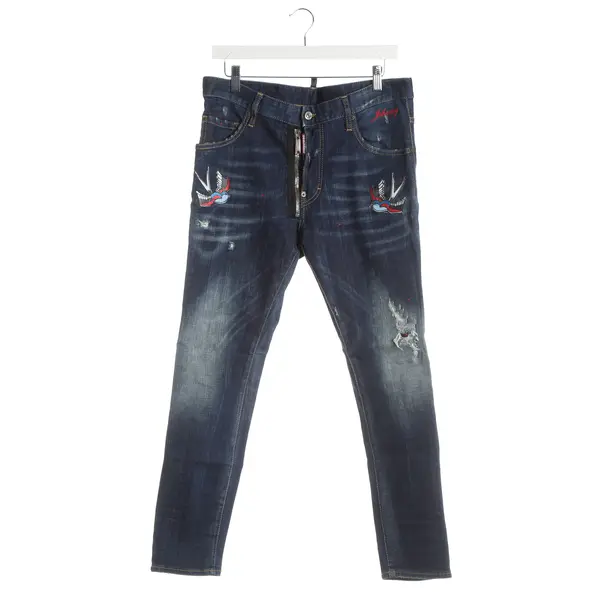 Slim Fit Jeans, in Navy, Cotton, Dsquared