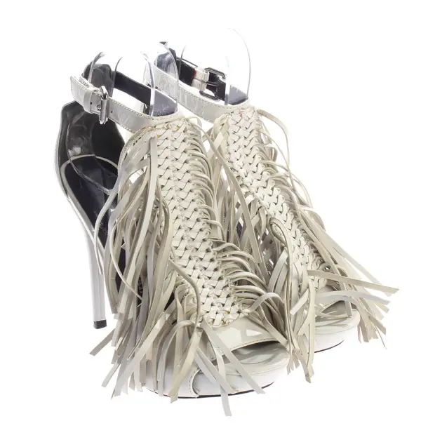 Heeled Sandals, in White, Pierre Balmain