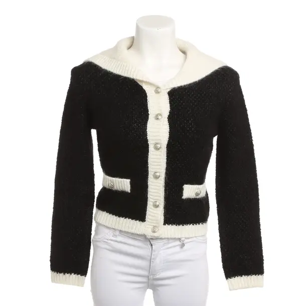 Strickjacke, in Schwarz, Polyester, Maje