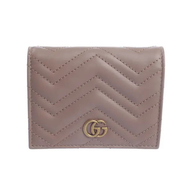 Geldbörse, in Hellbraun, Leder, Gucci