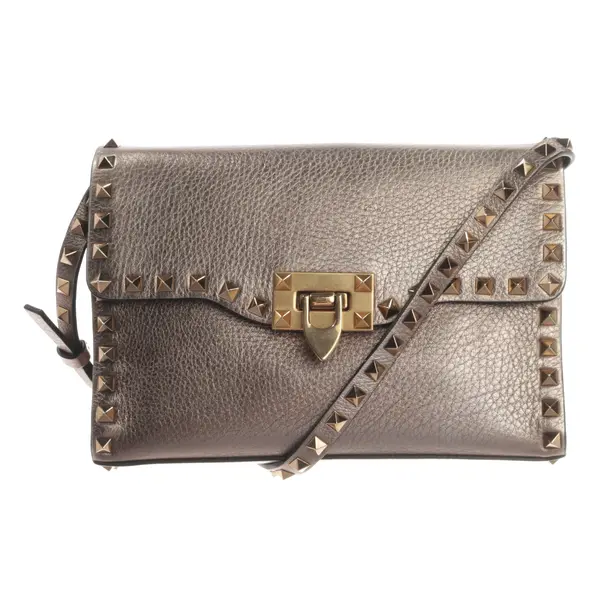 Borsa a cinture a tracolla, in Oro, Pelle, Valentino