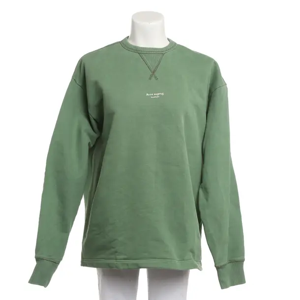 Sweatshirt, in Green, Cotton, Acne Studios