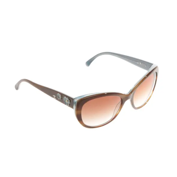 Sonnenbrille, in Blau, Kunststoff, Chanel