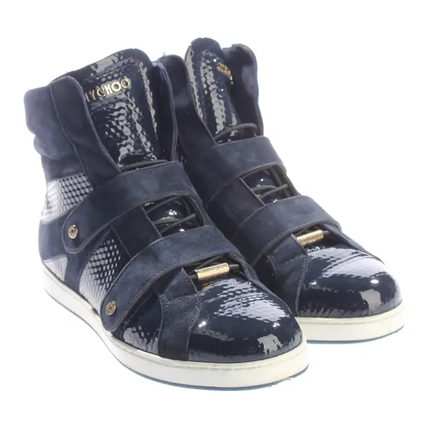 High-Top Sneakers, in Navy, Jimmy Choo