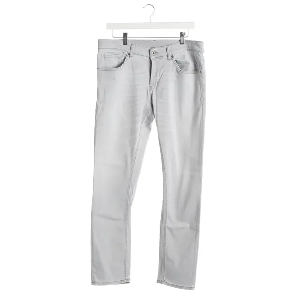 Skinny Jeans, in Light Gray, Cotton, Dondup