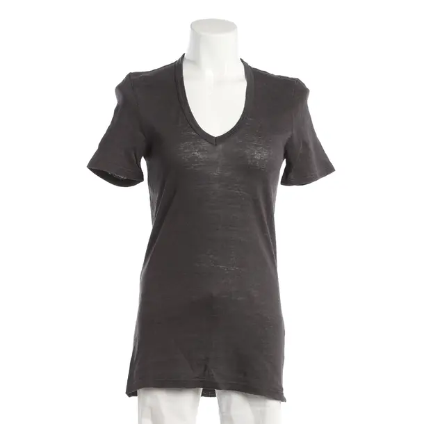 Shirt, in Dunkelgrau, Leinen, Isabel Marant Étoile