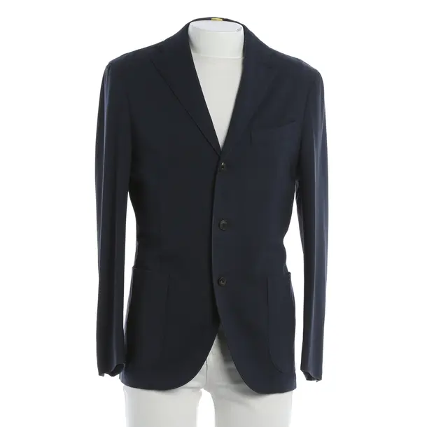 Blazer, in Navy, Wool, Boglioli