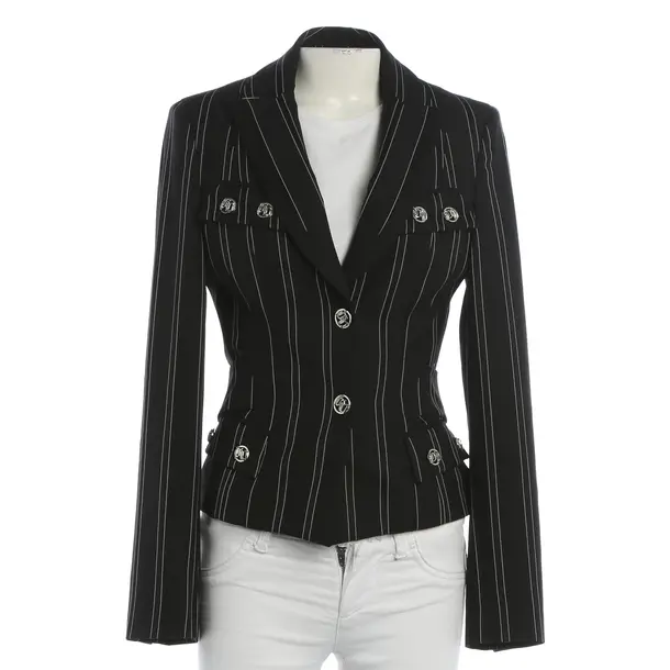 Blazer, in Schwarz, Wolle, Versace