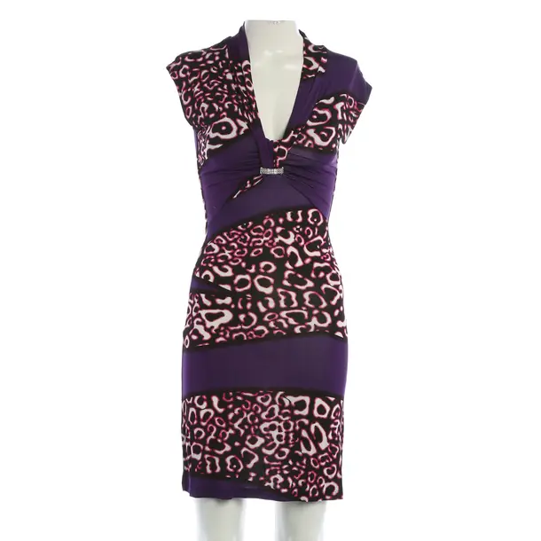 Kleid, in Mehrfarbig, Polyester, Roberto Cavalli