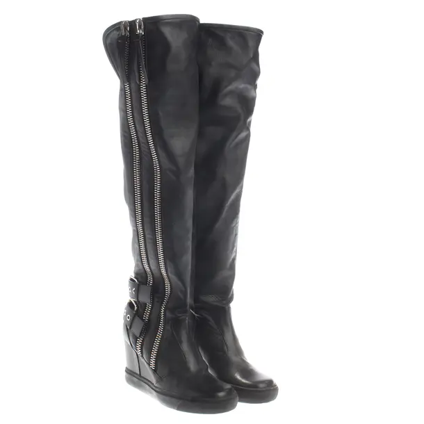 Stiefel, in Schwarz, Giuseppe Zanotti