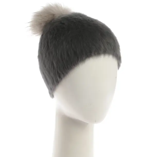 Beanie, in Gray, Wool, Marc Cain