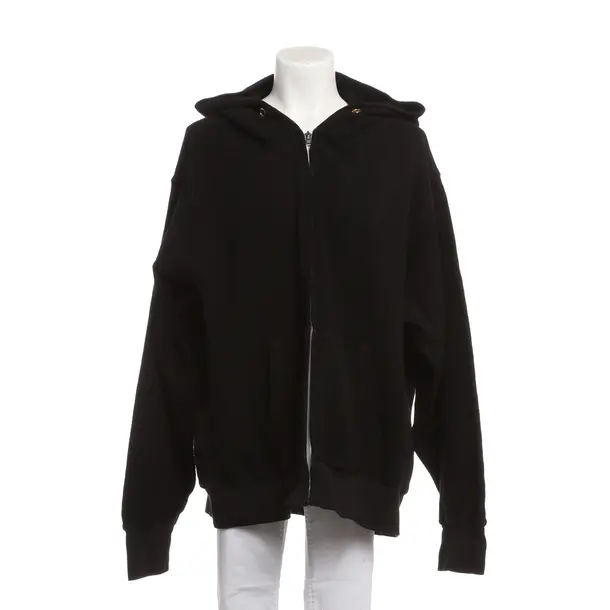 Sweatjacke, in Schwarz, Baumwolle, Les Tien