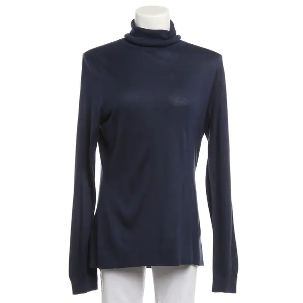 Pullover, in Navy, Seide, Hugo Boss Black Label