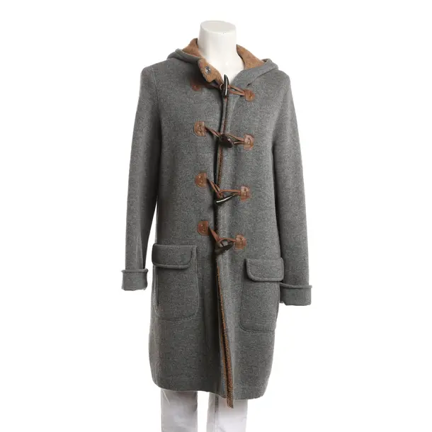 Übergangsjacke, in Grau, Wolle, Bruno Manetti