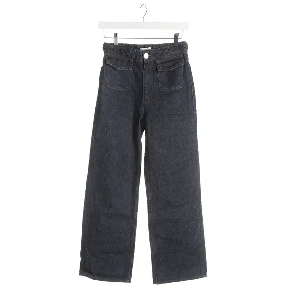 Straight Fit Jeans, in Navy, Cotton, Sandro
