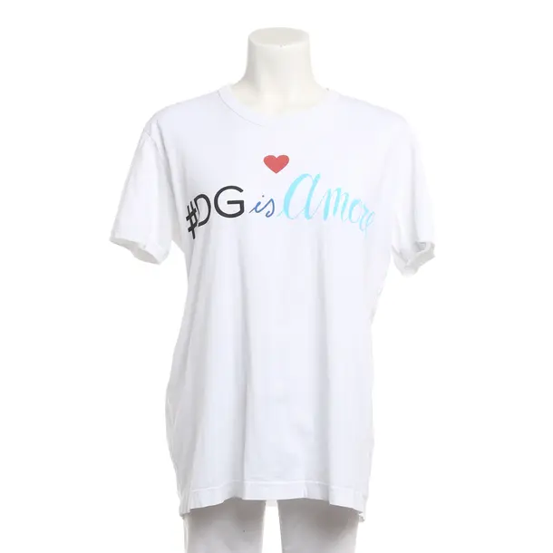 Shirt, in White, Cotton, Dolce & Gabbana