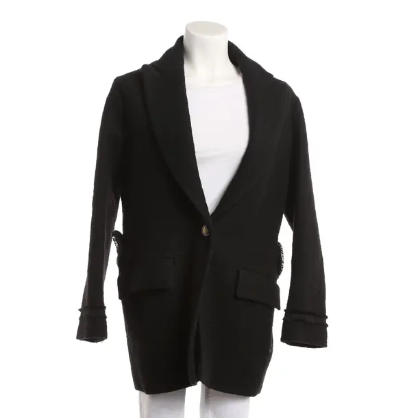 Übergangsmantel, in Schwarz, Wolle, Maje