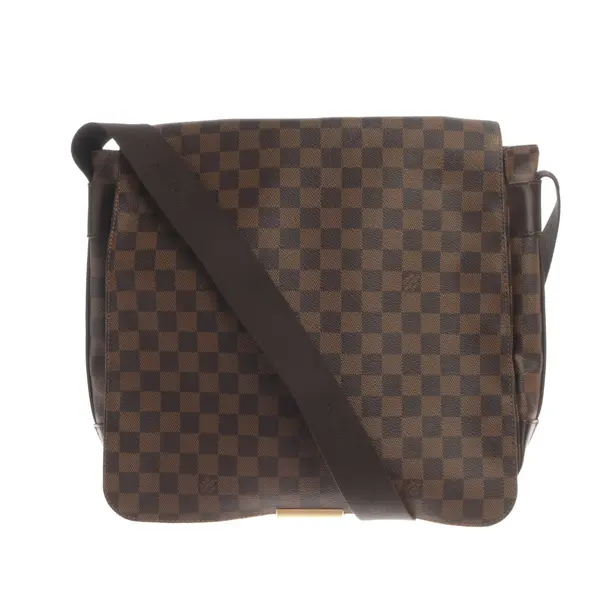 Schultertasche, in Dunkelbraun, Canvas, Louis Vuitton