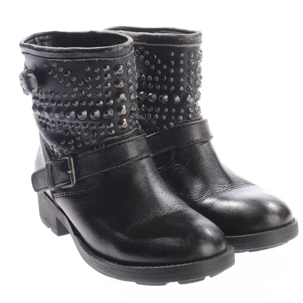 Ankle Boots, in Black, Ash