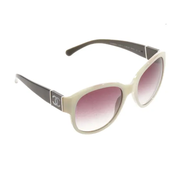 Sonnenbrille, in Schwarz, Kunststoff, Chanel