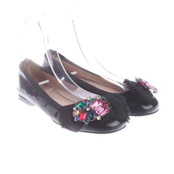 Ballerinas, in Schwarz, Miu Miu
