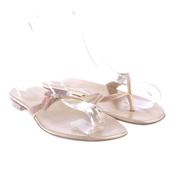 Sandalen, in Gold, Gucci