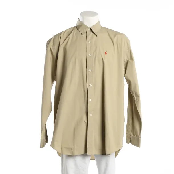 Shirt, in Beige, Cotton, Polo Ralph Lauren