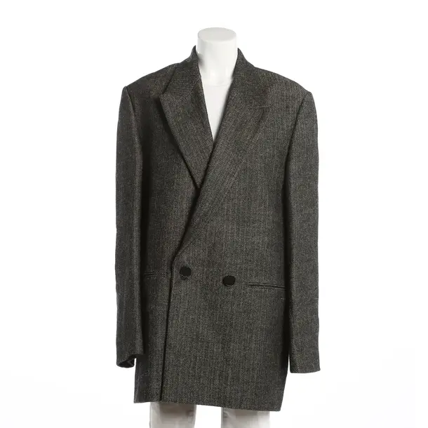 Cappotto mezza stagione, in Nero, Lana, Petar Petrov