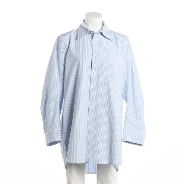 Bluse, in Hellblau, Baumwolle, Bottega Veneta