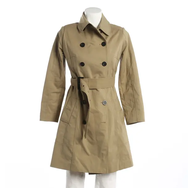 Mid-Season Coat, in Light Brown, Cotton, Twin Set