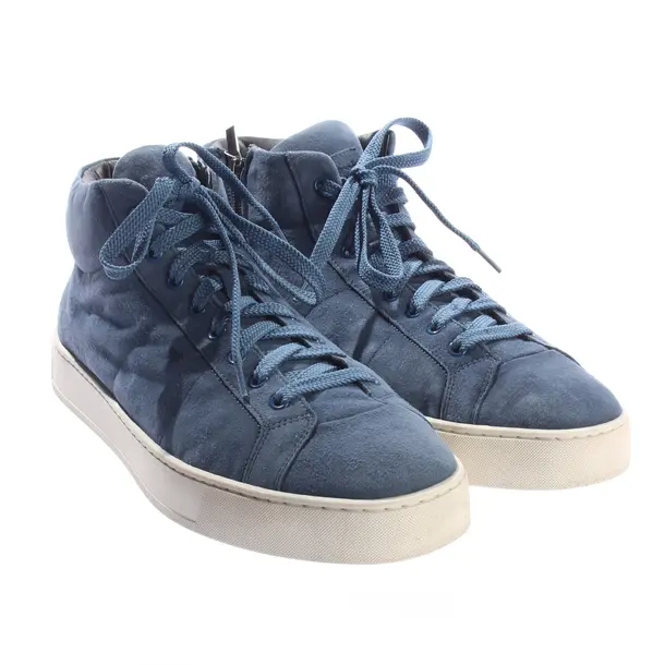 Sneaker, in Blu, Santoni