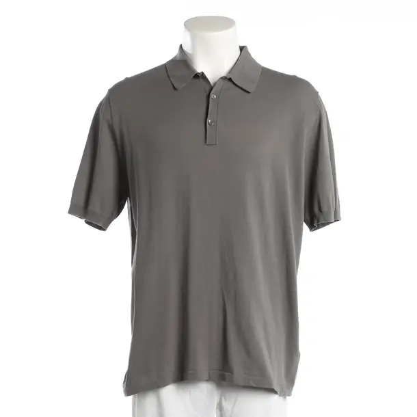 Polo Shirt, in Gray, Cotton, Van Laack