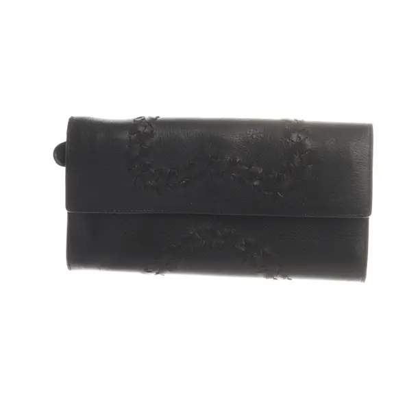 Wallet, in Black, Leather, Bottega Veneta