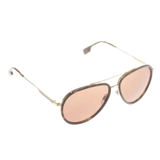 Sonnenbrille, in Dunkelbraun, Kunststoff / Metall, Burberry