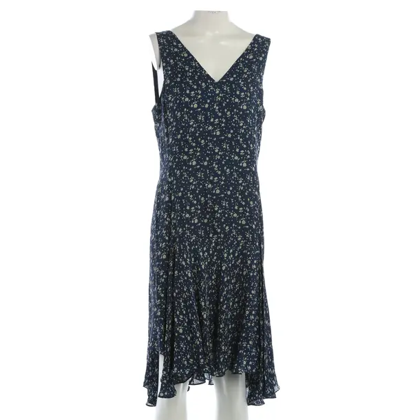 Dress, in Navy, Silk, Polo Ralph Lauren