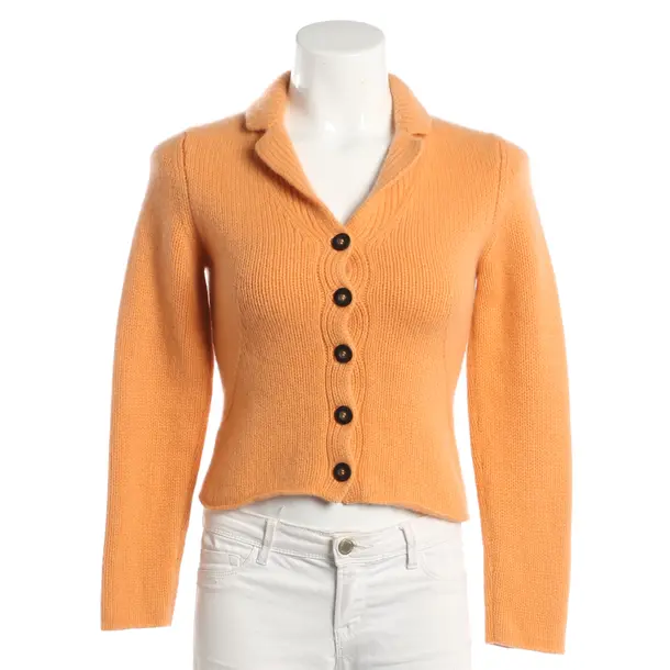Cardigan, in Arancione, Cachemire, Iris von Arnim