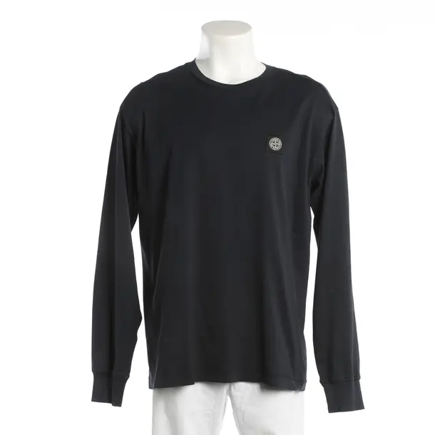Longsleeve, in Schwarz, Baumwolle, Stone Island